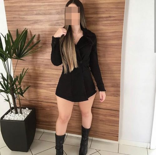 Çekici saksocu kadın Fuldem